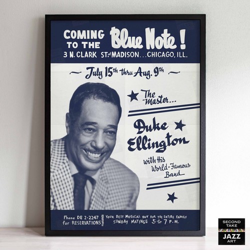 Duke ellington jazz poster - ellington,